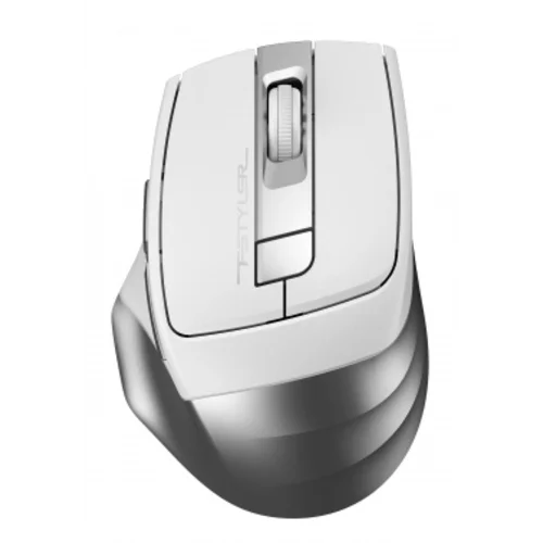 Мышь A4Tech Fstyler FG35 серебристый/белый оптическая (2000dpi) беспроводная USB (6but)