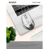 Мышь A4Tech Fstyler FG35 серебристый/белый оптическая (2000dpi) беспроводная USB (6but)