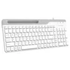 Клавиатура A4Tech Fstyler FK25 белый/серый USB slim