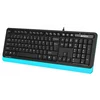 Клавиатура A4Tech Fstyler FKS10 черный/синий USB