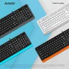 Клавиатура A4Tech Fstyler FKS10 черный/серый USB