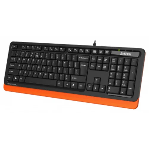 Клавиатура A4Tech Fstyler FKS10 черный/оранжевый USB