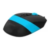 Мышь A4Tech Fstyler FM10 черный/синий оптическая (1600dpi) USB (4but)