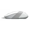 Мышь A4Tech Fstyler FM10 белый/серый оптическая (1600dpi) USB (4but)