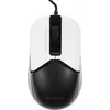 Мышь A4Tech Fstyler FM12 Panda белый/черный оптическая (1200dpi) USB (3but)