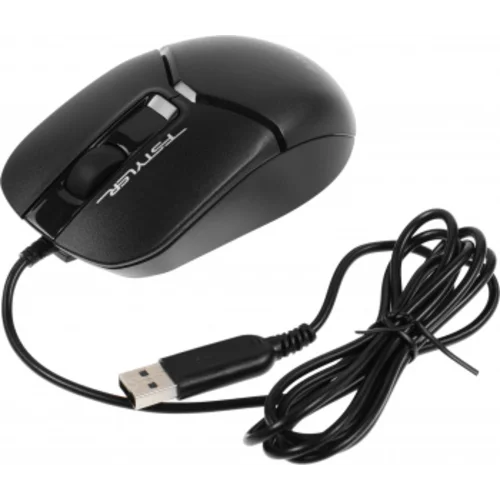 Мышь A4Tech Fstyler FM12S черный оптическая (1200dpi) silent USB (3but)