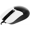 Мышь A4Tech Fstyler FM12S Panda белый/черный оптическая (1200dpi) silent USB (3but)