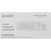 Клавиатура A4Tech Fstyler FS100 Neon механическая серый USB for gamer LED (FS100)