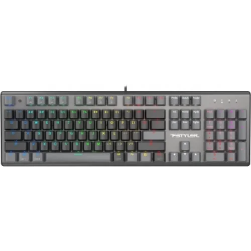 Клавиатура A4Tech Fstyler FS100 Neon механическая черный USB for gamer LED (FS100)