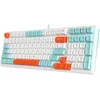 Клавиатура A4Tech Fstyler FS300 механическая белый USB for gamer LED (FS300 PANDA SNORKLENING)