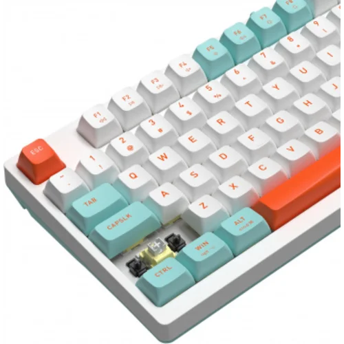Клавиатура A4Tech Fstyler FS300 механическая белый USB for gamer LED (FS300 PANDA SNORKLENING)