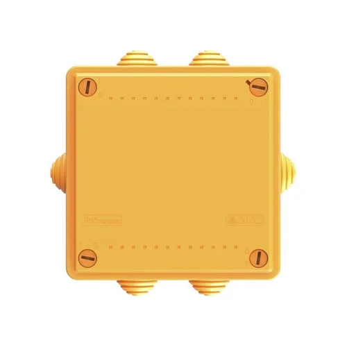 Коробка ответвительная FS 100х100х50мм 4р 450В 6А 4кв.мм с каб. вводами и клеммн. IP55 пластик. DKC