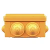 Коробка ответвительная FS 100х100х50мм 5р 450В 20А 10кв.мм с каб. вводами и клеммн. IP55 пластик. DK
