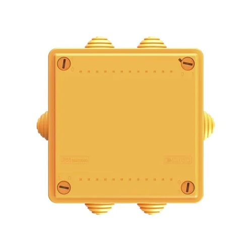 Коробка ответвительная FS 100х100х50мм 6р 450В 6А 4кв.мм с каб. вводами и клеммн. IP56 пластик. DKC 