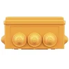 Коробка ответвительная FS 150х110х70мм 4р 450В 32А 10кв.мм нерж. контакт с каб. вводами и клеммн. IP