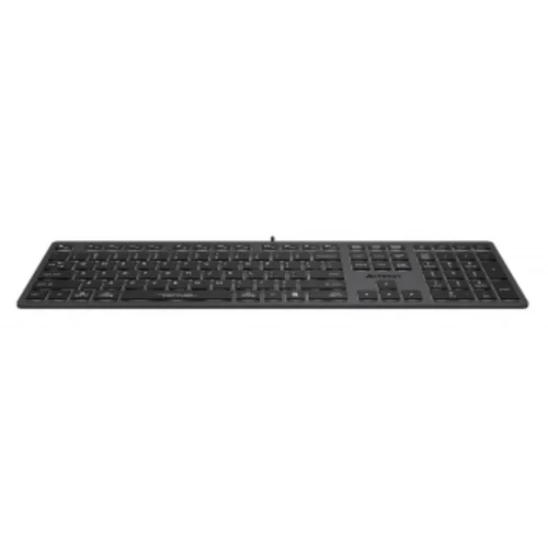 Клавиатура A4Tech Fstyler FX60 серый USB slim LED (FX60 GREY / WHITE)