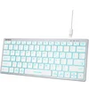 Клавиатура A4Tech Fstyler FX61 белый USB slim LED (FX61 WHITE)