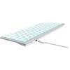 Клавиатура A4Tech Fstyler FX61 белый USB slim LED (FX61 WHITE)