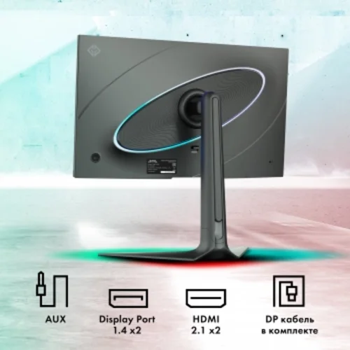 Монитор GMNG 27" Gaming GM-27F23 черный IPS LED 2ms 16:9 HDMI M/M матовая HAS Piv 400cd 178гр/178гр