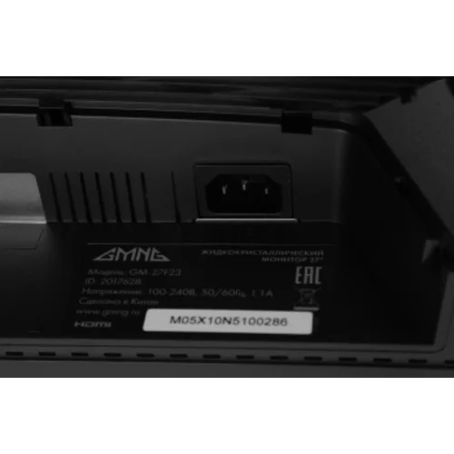 Монитор GMNG 27" Gaming GM-27F23 черный IPS LED 2ms 16:9 HDMI M/M матовая HAS Piv 400cd 178гр/178гр