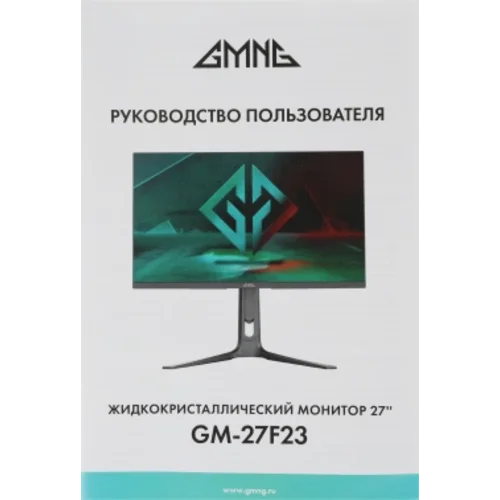 Монитор GMNG 27" Gaming GM-27F23 черный IPS LED 2ms 16:9 HDMI M/M матовая HAS Piv 400cd 178гр/178гр