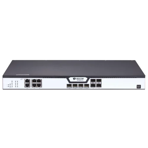 OLT BDCOM GP3600-04-2AC с 4 портами GPON (SFP), 4 комбо-портами, 4хSFP, 4 SFP+, 2 БП АC