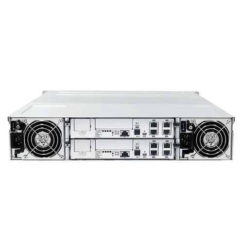 Система хранения данных Infortrend GS1024R2CBF-D (2xCtrl, до 24xHDD, 2xSAS12G внеш. порт, 4x4GB, 8x1G портов iSCSI)