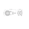 Симметричная рупорная антенна RF elements HG3-TP-S70 5GHz 11dBi
