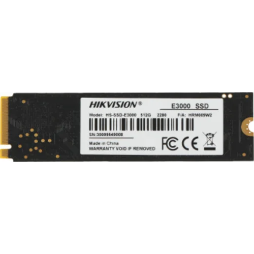 Накопитель SSD Hikvision PCIe 3.0 x4 512GB HS-SSD-E3000/512G HS-SSD-E3000/512G Hiksemi E3000 M.2 228