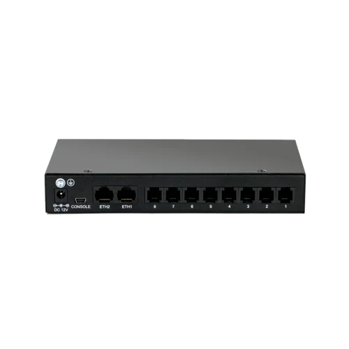 Шлюз VolP IPMATIKA, 8xFXS, 2xRJ45, MiniUSB