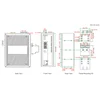 Медиаконвертер Ethernet 10/100BaseTX в 100BaseFX (многомодовое оптоволокно) в металлическом корпусе MOXA
