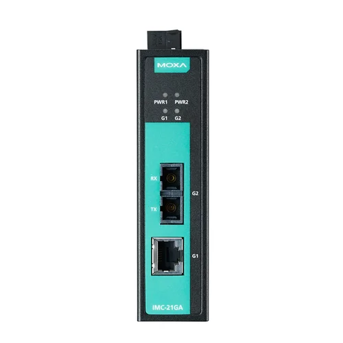 IMC-21GA-SX-SC Медиаконвертер Gigabit Ethernet 10/100/1000BaseTX в 100/1000Base SC (многомодовое оптоволокно) в металлическом корпусе