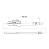 Разъем оптический Ilsintech "Splice-On Connector" LC/APC для кабеля 2,0