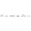 Разъем оптический Ilsintech "Splice-On Connector" LC/UPC для кабеля 0,9 мм