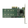 Переходной адаптер PCIe 2.0 x4 на 2xM.2 и 2xSATA, RAID 0,1