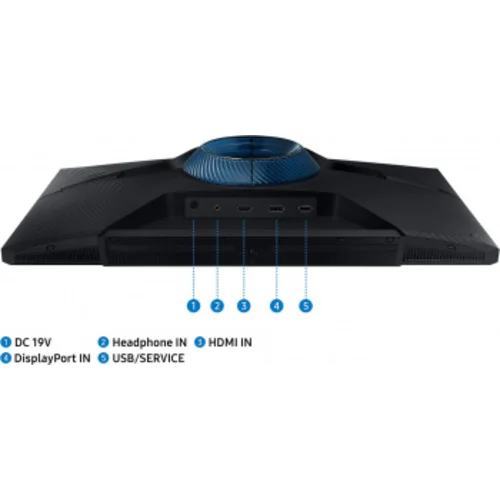 Монитор Samsung 24" Odyssey G3 S24AG320NI черный VA LED 1ms 16:9 HDMI полуматовая HAS Piv 250cd 178г