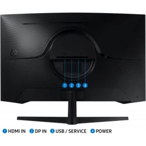 Монитор Samsung 27" Odyssey G5 S27CG550EI черный VA LED 1ms 16:9 HDMI матовая 300cd 178гр/178гр 2560