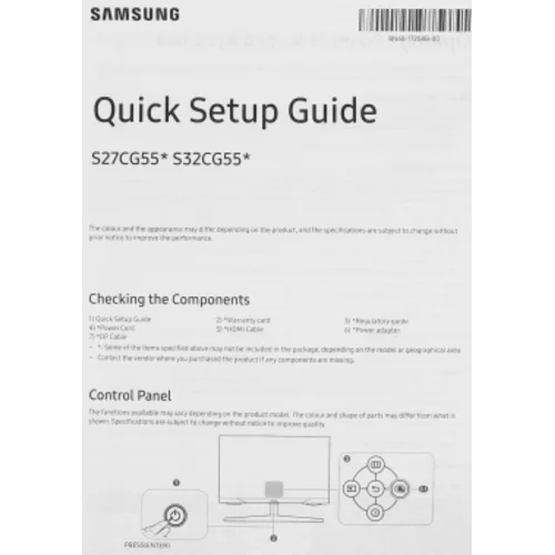 Монитор Samsung 27" Odyssey G5 S27CG550EI черный VA LED 1ms 16:9 HDMI матовая 300cd 178гр/178гр 2560