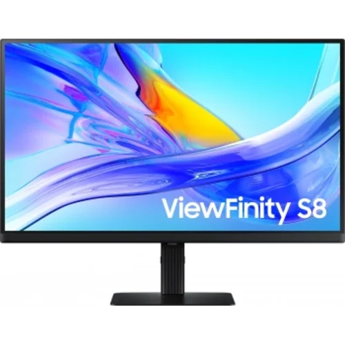 Монитор Samsung 27" ViewFinity S8 S27D804UAIXCI черный IPS LED 5ms 16:9 HDMI матовая HAS Piv 1000:1