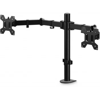 Кронштейн для мониторов ЖК Buro M052 черный 15"-27" макс.16кг крепление к столешнице поворот и накло