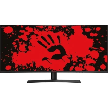 Монитор Bloody 34" MN340W черный VA LED 1ms 21:9 HDMI M/M матовая HAS Piv 300cd 178гр/178гр 3440x144