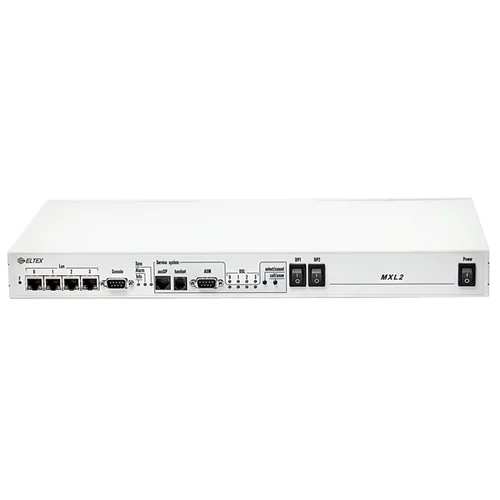 SHDSL-модем MXL2-2, базовый блок, 4хRJ45 (LAN), 2 места для субмодулей М4Е1/4И15, 2 интерфейса SHDSL, 11,4 Мбит/с