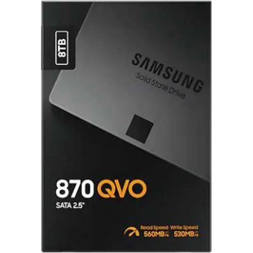 Накопитель SSD Samsung SATA III 8Tb MZ-77Q8T0BW 870 QVO 2.5"