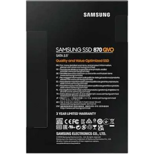 Накопитель SSD Samsung SATA III 8Tb MZ-77Q8T0BW 870 QVO 2.5"
