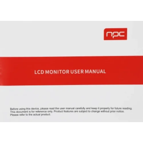 Монитор NPC 27" MZ2707 черный IPS LED 1ms 16:9 HDMI M/M матовая HAS Piv 1000:1 350cd 178гр/178гр 256