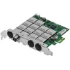 Карта 8-тюнерного приемника DVB-T/T2/C/C2 PCIe