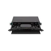 Оптический кросс NIKOMAX 19" Premium Line, 1U, до 24 SC портов или 48 LC портов, выдвижной, со съёмной полкой, черный