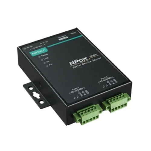 NPort 5230-T 2-портовый преобразователь RS-232 + RS-422/485 в Ethernet с расширенным диапазоном температур