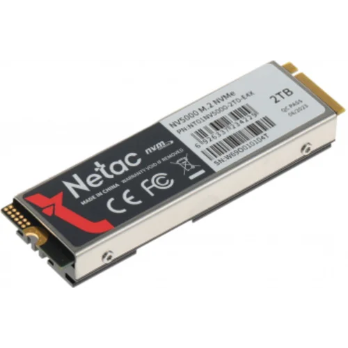 Накопитель SSD Netac PCIe 4.0 x4 2TB NT01NV5000-2T0-E4X NV5000 M.2 2280