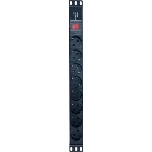 Блок распределения питания NTSS NTSS-PDU-DA1015 гор.размещ. 8xSchuko базовые 10A C14